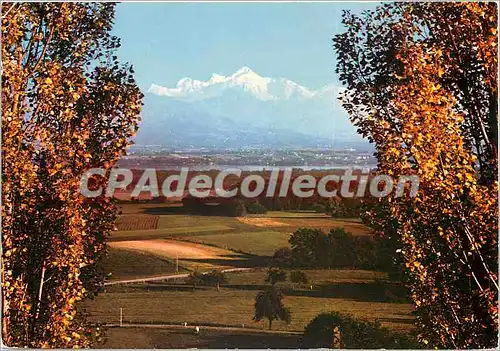 Cartes postales moderne Divonne les Bains (Ain) Alt 500 m le lac leman et le Mont Blanc vue de Divonne