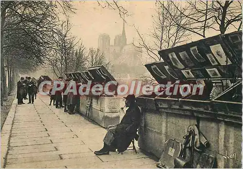 Moderne Karte Paris le bouquinistes du quai de la Tournelle