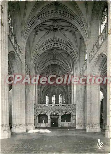 Cartes postales moderne Bourg (Ain) Eglise de Brou la Nef