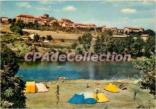 Cartes postales moderne Retournac (Hte Loire) Terrain de Camping et Plage