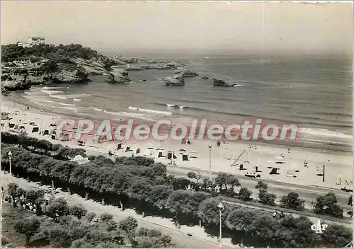 Moderne Karte Biarritz Vue de la grande Plage prise de l'Hotel Victoria