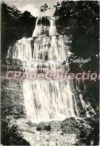 Cartes postales moderne La Franche Comte pittoresque Cours du Herisson Cascade en enventail