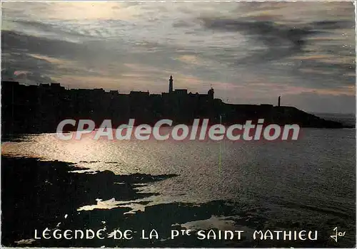 Cartes postales moderne La Bretagne en couleurs Legende de la Pointe Sainte Mathieu