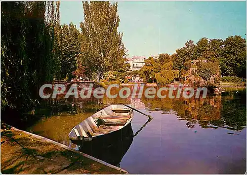 Moderne Karte Montelimar (Drome) le Jardin Public