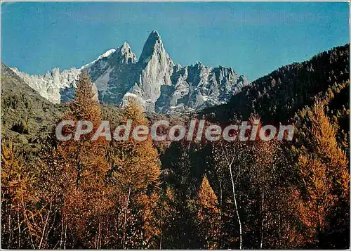 Moderne Karte Paysages de France Automne au pied des Massifs