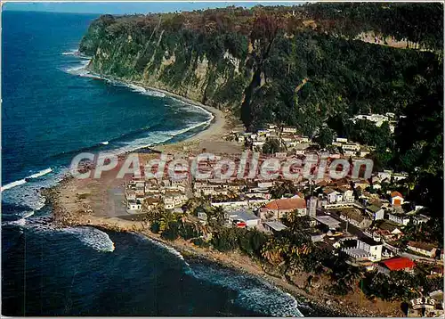 Moderne Karte Martinique Grand Riviere Vue aerienne