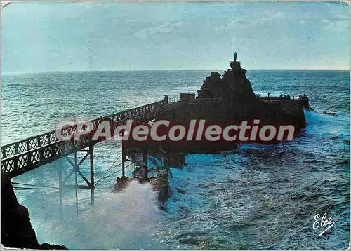 Cartes postales moderne Biarritz (Basses Pyr) Le rocher de la Vierge