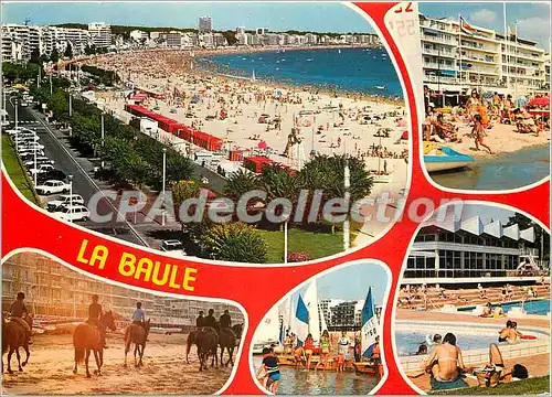 Moderne Karte La Cote d'Amour la Baule La plus belle plage d'Europe