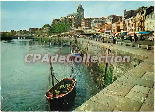 Cartes postales moderne Le Treport (Seine Mmes) Vue d'ensemble du Quai