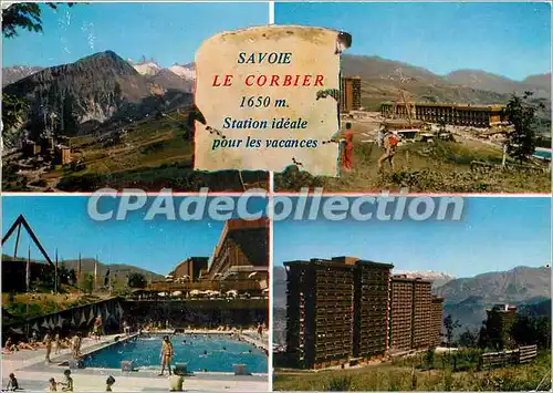 Cartes postales moderne Le Corbier (Savoie) Alt 1650 m