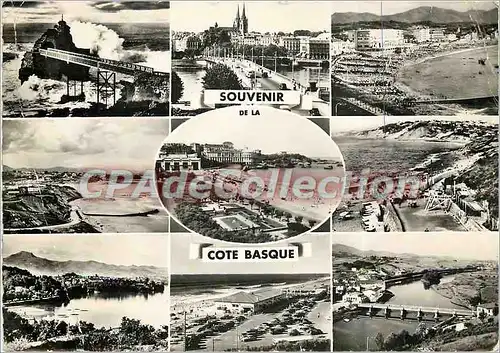 Cartes postales moderne La Cote Basque Biarritz Rocher de la Vierge St Esprit