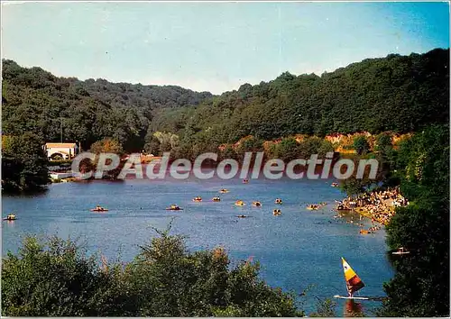 Cartes postales moderne Mervent (Vendee) Le lac et la plage