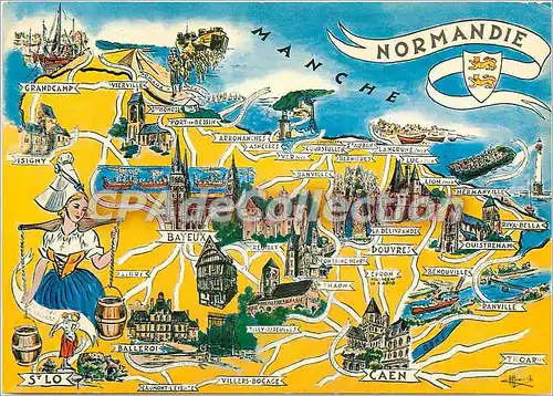 Cartes postales moderne Normandie