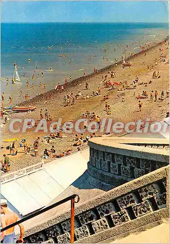 Cartes postales moderne Onival sur Mer (Somme) de la Descente vue de la plage en direction de Cayeux