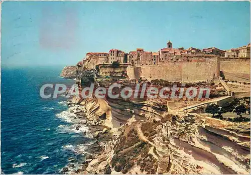 Cartes postales moderne Bonifacio La haute ville entouree de remparts