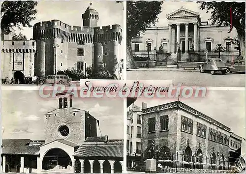 Cartes postales moderne Perpignan (Pyr Or) 4 Vues Souvenir Monuments
