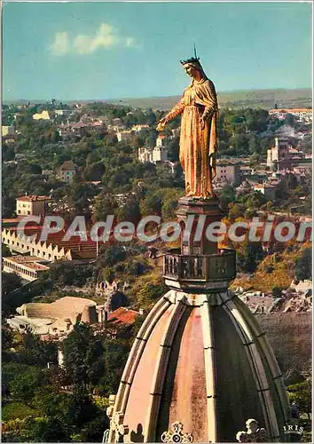 Cartes postales moderne Lyon Vierge du Clocher N D de Fourviere