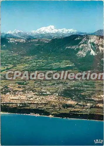 Cartes postales moderne Aix les Bains et le lac du Bourget