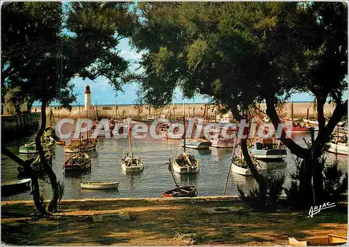 Moderne Karte La Cote de Lumiere Ile d'Oleron la Cotiniere Port de Peche