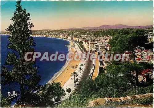 Cartes postales moderne La Cote d'Azur Nice Vue d'ensemble prise du chateau