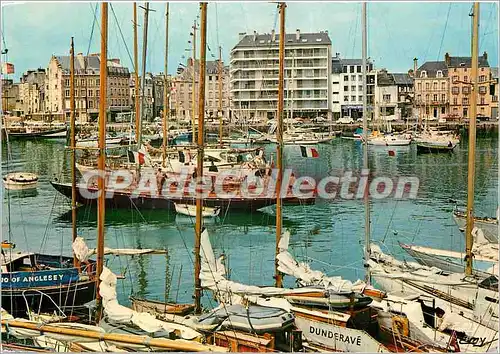 Moderne Karte Cherbourg (Manche) La Station de Yachting l'avant port