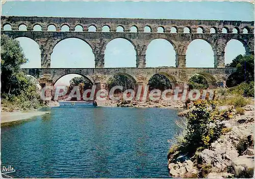 Cartes postales moderne Le Pont du Gard (Gard) Aqueduc Romain