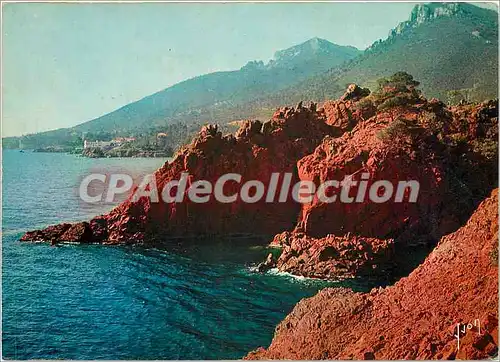 Cartes postales moderne La Cote d'Azur miracle de la nature Massif de l'Esterel (Var) Le Trayas