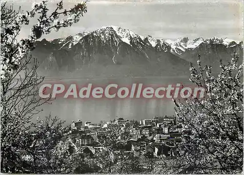 Cartes postales moderne Montreux et le Grammont