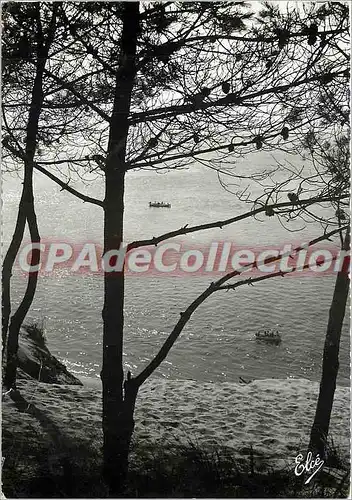 Moderne Karte Bassin d'Arcachon (Gironde) Crepuscule sur le Bassin