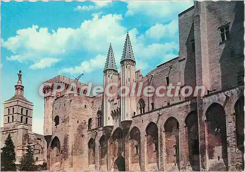 Cartes postales moderne Avignon (Vaucluse) Le palais des Papes facade occidentales