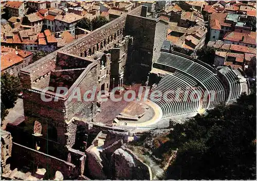 Moderne Karte Orange (Vaucluse) Le theatre Antique les Grands et la Scene