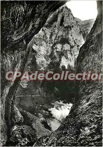 Moderne Karte Fontaine de Vaucluse (Vaucluse) La source par hautes eaux le rochers Pain de Sucre