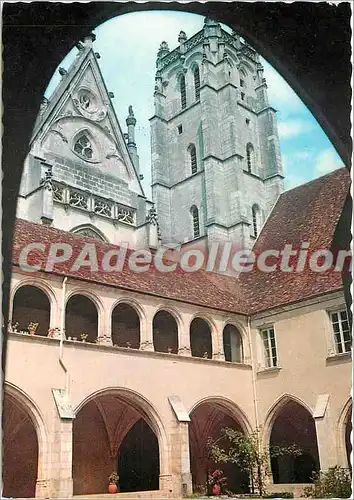 Cartes postales moderne Bourg en Bresse (Ain) Eglise de Brou (1512 1532 ) le cloitre du Petit Prieure et la tour du Clo