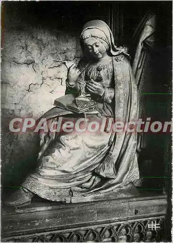 Cartes postales moderne Cathedrale de Chartres Cloture Vierge Cousant (XVIe s)