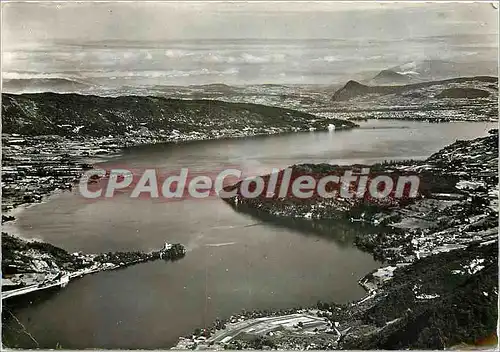 Cartes postales moderne Le lac d'Annecy vu dy Col de la Forclaz