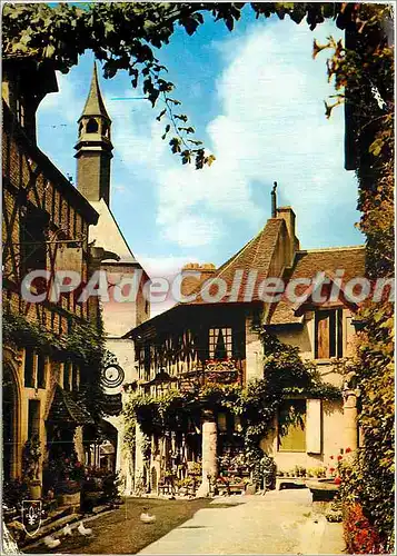 Cartes postales moderne Bourbon Lancy (Saone et Loire) La Maison de Bois (XVIe s)