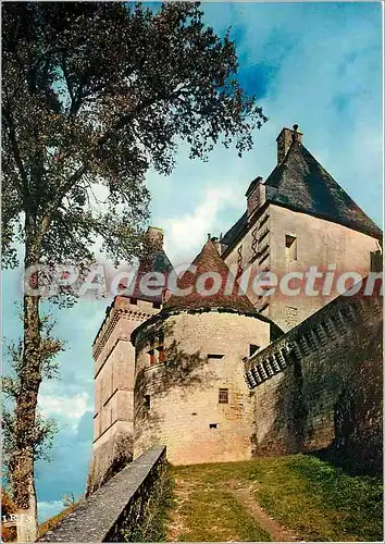 Cartes postales moderne Biron (Dordogne) En montant au chateau XIIe XVe s