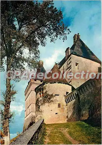 Moderne Karte Biron (Dordogne) En montant au chateau XIIe XVe s