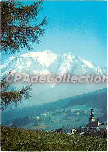 Cartes postales moderne Paysage de Savoie Petit Village Savoyard le Mont Blanc