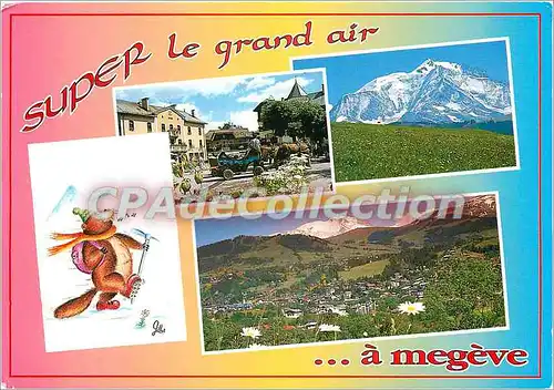 Cartes postales moderne Super le grand air Megeve (Hte Savoie) alt 1113 m