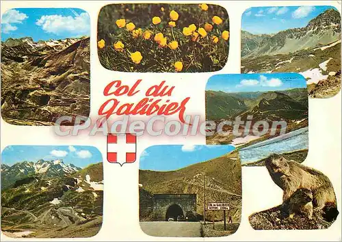 Cartes postales moderne Col du Galibier (Savoie) Alt 2556 m