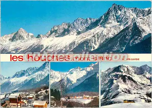 Cartes postales moderne Les Houches Mont Blancs (Hte Savoie) alt 1008 m Sports d'Hiver