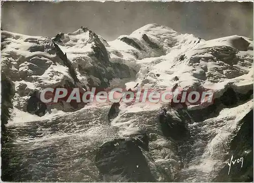 Cartes postales moderne Chamonix Mont Blanc (Hte Savoie) les grands Mulets et le Mont Blanc