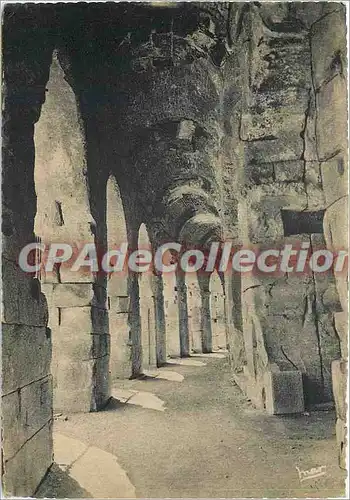 Cartes postales moderne La Provence Nimes Une des Galeries de l'interieur des Arene