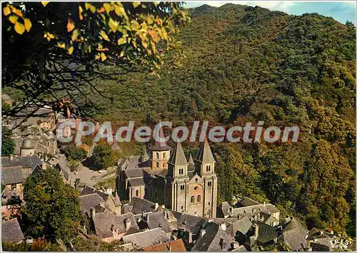 Cartes postales moderne Conques en Rouergue (Aveyron) Vue generale du XIe au XIIIe s