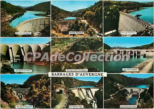 Cartes postales moderne Barrages d'Auvergne