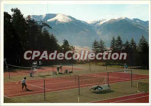 Cartes postales moderne Font Romeu les tennis et le Cambre d'Aze