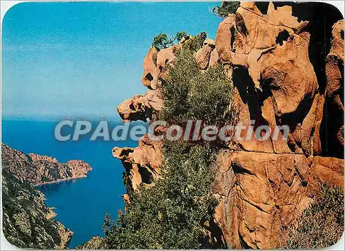 Cartes postales moderne Les Calanche de Piana Panorama de la Corse Formes fantastiques