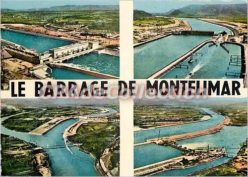 Cartes postales moderne Amenagement du Rhone Montelimar