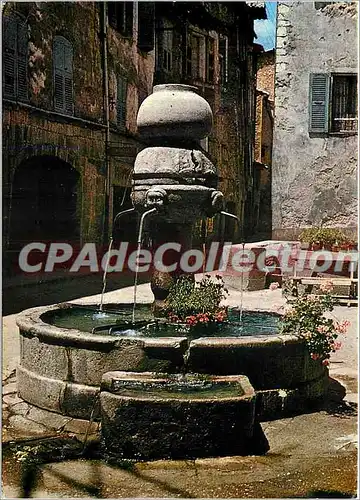 Cartes postales moderne Paysages de France Castellane Alpes de Haute Provence alt 724 m la Fontaine aux Lions